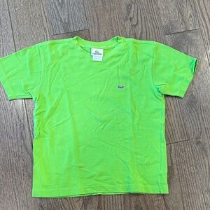 Lacoste Kids Vibrant Lime Tee